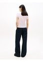 Camiseta Rosa Essential De Corte Slim Tommy Jeans de Tommy Hilfiger