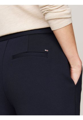 Pantalón Azul De Corte Slim Con Raya Marcada Tommy Hilfiger