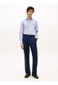 Camisa Celeste Heritage Regular Con Logo Tommy Hilfiger de Tommy Hilfiger