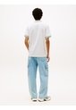 Polo Gris De Corte Regular Ribeteado Con Logo Tommy Jeans de Tommy Hilfiger