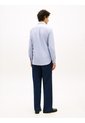 Camisa Celeste Heritage Regular Con Logo Tommy Hilfiger de Tommy Hilfiger
