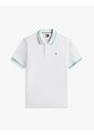 Polo Gris De Corte Regular Ribeteado Con Logo Tommy Jeans de Tommy Hilfiger