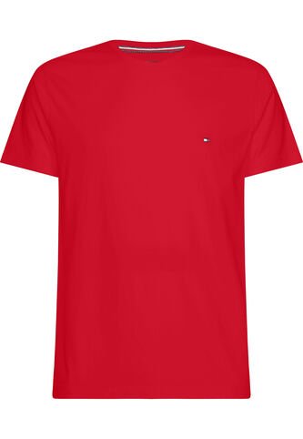 Camiseta Manga Corta Rojo Slim Fit Esencial En Algodón Tommy Hilfiger Tommy Hilfiger