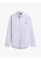Camisa Celeste Heritage Regular Con Logo Tommy Hilfiger de Tommy Hilfiger