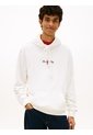 Buzo Blanco Con Capota Signature De Felpa Tommy Jeans de Tommy Hilfiger
