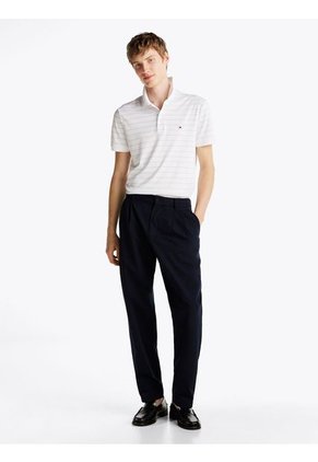 Polo Blanco De Corte Regular Tommy Hilfiger