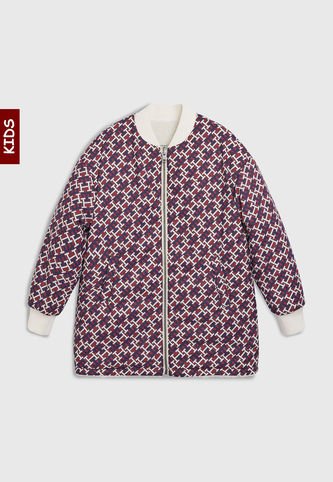 Chaqueta De Peluche Reversible Con Monogramas Para Niña Tommy Hilfiger Tommy Hilfiger