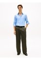 Camisa Azul Twill De Corte Regular Con Cuello Flexible Tommy Hilfiger de Tommy Hilfiger