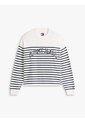 Saco Blanco TJW Varsity De Cuello Redondo Con Estilo Universitario Tommy Jeans de Tommy Hilfiger