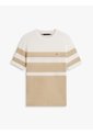 Saco Beige Con Diseño Color Block Con Logo Tommy Hilfiger de Tommy Hilfiger