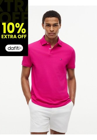 Polo Rosa 1985 De Corte Regular Tommy Hilfiger Tommy Hilfiger