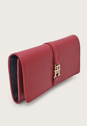 Billetera Rojo-Azul Navy-Dorado Tommy Hilfiger