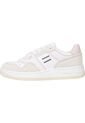 Tenis Blanco De Baloncesto Con Texturas Mixtas Tommy Hilfiger de Tommy Hilfiger