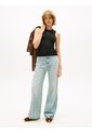 Tank Negro De Corte Slim Con Script Label Tommy Jeans de Tommy Hilfiger