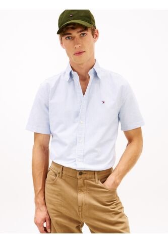 Camisa Azul Heritage Oxford Con Diseño De Rayas Tommy Hilfiger Tommy Hilfiger
