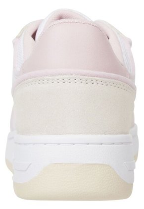 Tenis Blanco De Baloncesto Con Texturas Mixtas Tommy Hilfiger
