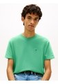 Camiseta Verde De Corte Regular Con Logo Bordado Tommy Jeans de Tommy Hilfiger