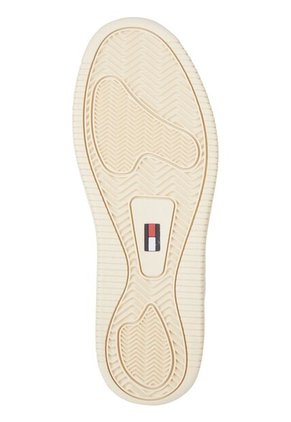 Tenis Blanco De Baloncesto Con Texturas Mixtas Tommy Hilfiger