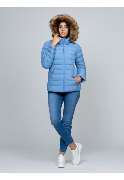 Chaqueta Azul Claro Acolchada Tommy Hilfiger