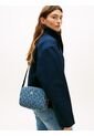 Bolso Azul Cruzado Denim Con Monograma TH Tommy Hilfiger de Tommy Hilfiger