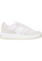 Tenis Blanco De Baloncesto Con Texturas Mixtas Tommy Hilfiger de Tommy Hilfiger