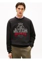 Saco Negro Heritage Amplio Con Escudo Bordado Tommy Hilfiger de Tommy Hilfiger