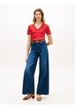 Camiseta Roja Slim Con Cuello En V Tommy Hilfiger de Tommy Hilfiger