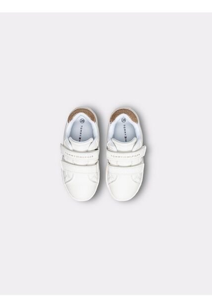 Tenis Blanco Con Velcro Tommy Hilfiger