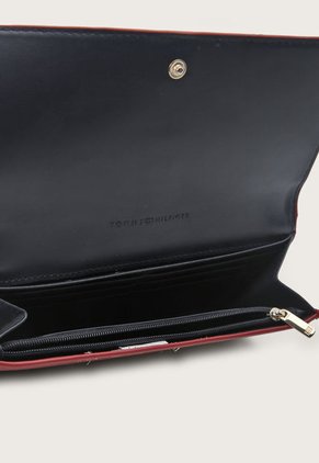 Billetera Rojo-Azul Navy-Dorado Tommy Hilfiger