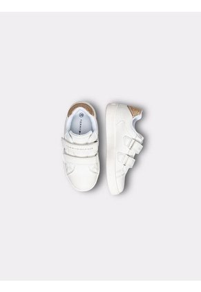 Tenis Blanco Con Velcro Tommy Hilfiger