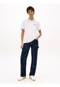 Polo Marfil De Piqué Regular Con Logo Bordado Tommy Jeans de Tommy Hilfiger