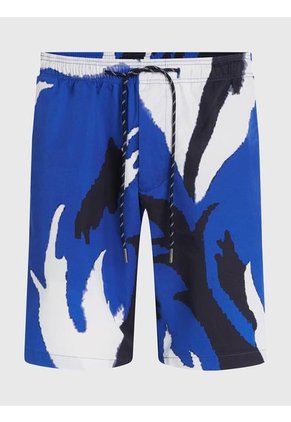 Bermuda Azul Harlem Amplios Con Estampado Para Hombre Tommy Hilfiger