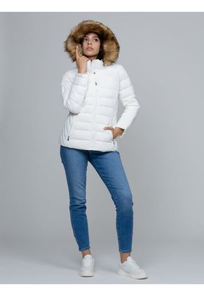 Chaqueta Blanca Acolchada Tommy Hilfiger