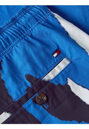 Bermuda Azul Harlem Amplios Con Estampado Para Hombre Tommy Hilfiger