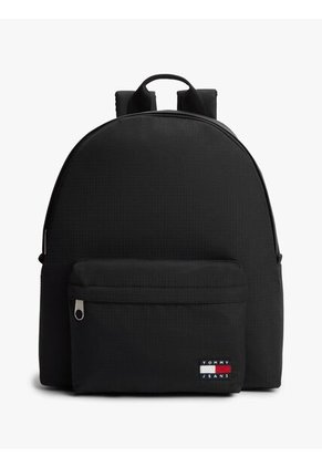 Morral Negro Essential Dome De Tejido Ripstop Tommy Hilfiger