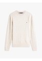 Saco Blanco Classics De Punto Trenzado Tommy Hilfiger de Tommy Hilfiger