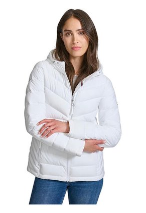 Chaqueta Blanca Ligera Acolchada Tommy Hilfiger