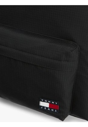 Morral Negro Essential Dome De Tejido Ripstop Tommy Hilfiger