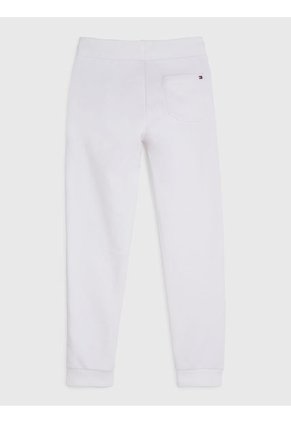 Joggers De Corte Cónico Con Logo Niño Blanco Tommy Hilfiger