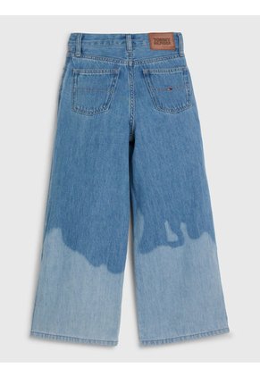Jeans Acampanados Para Niña Azul Tommy Hilfiger