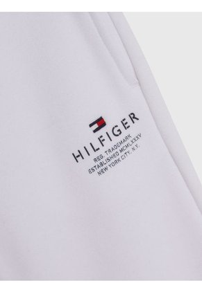 Joggers De Corte Cónico Con Logo Niño Blanco Tommy Hilfiger