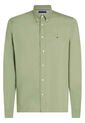 Camisa Verde De Corte Regular Con Logo Bordado Tommy Hilfiger de Tommy Hilfiger