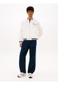 Chaqueta Blanca Bomber Varsity De Nailon Tommy Jeans de Tommy Hilfiger