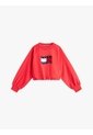 Saco Rojo Para Niña Amplio Con Bajo Elástico Tommy Hilfiger de Tommy Hilfiger