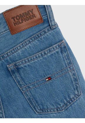 Jeans Acampanados Para Niña Azul Tommy Hilfiger