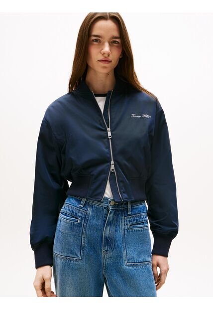 Chaqueta Multicolor Bomber Corta Repelente Al Agua Tommy Hilfiger