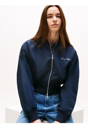 Chaqueta Multicolor Bomber Corta Repelente Al Agua Tommy Hilfiger