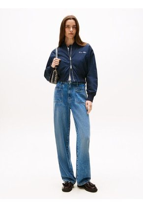 Chaqueta Multicolor Bomber Corta Repelente Al Agua Tommy Hilfiger