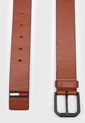 Cinturón Marrón-Negro Tommy Hilfiger New Leather 4.0 de Tommy Hilfiger