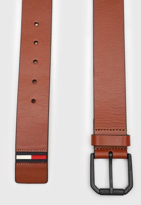Cinturón Marrón-Negro Tommy Hilfiger New Leather 4.0